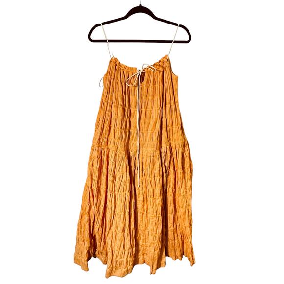 Mon Renn Zest Midi Dress in Papaya New with tag - Picture 3 of 9